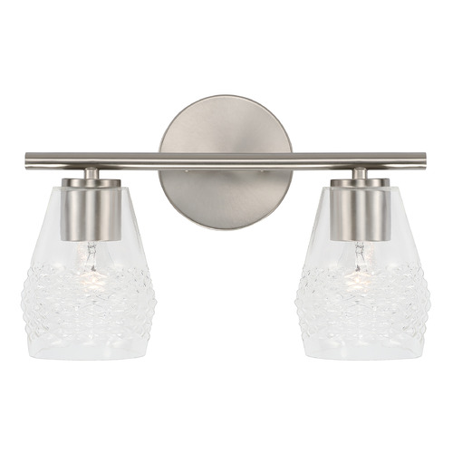 Capital Lighting Dena 14-Inch Vanity Light in Brushed Nickel by Capital Lighting 145021BN-524