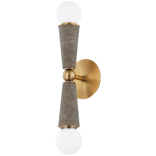 Troy Lighting Dax Patina Brass LED Sconce