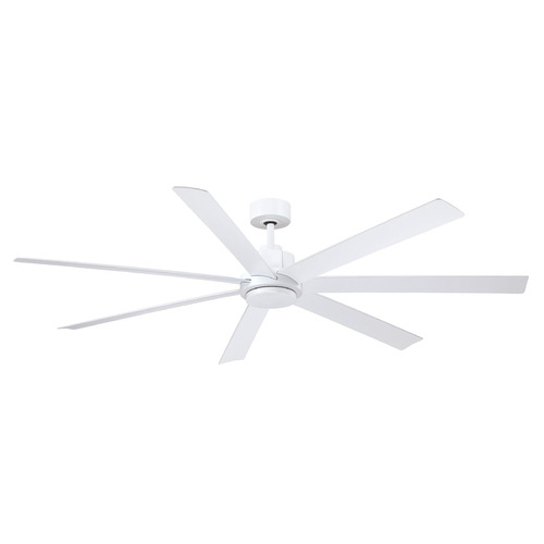 Fanimation Fans Pendry 72 Matte White Ceiling Fan Without Light