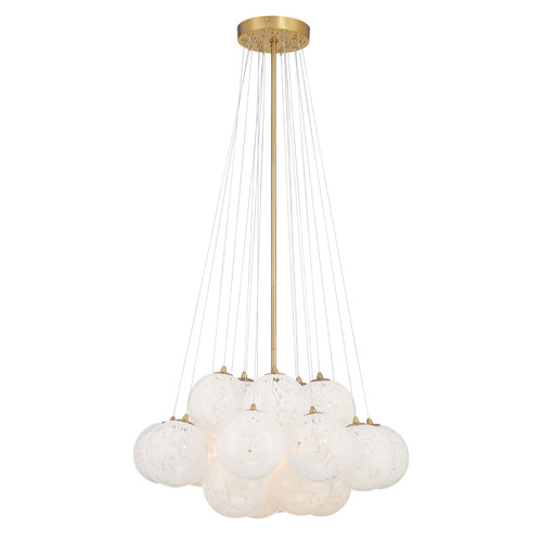 Langford 5-Light Pendant in Legacy Brass by Minka Lavery