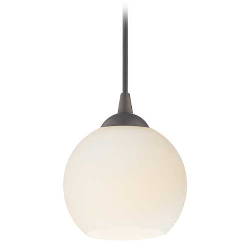 Design Classics Lighting Gala Mini Pendant in Neuvelle Bronze by Design Classics Lighting 582-220 G1832-WH