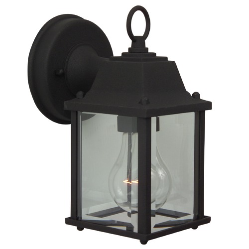 Craftmade Lighting 8.66-Inch Outdoor Wall Light in Textured Matte Black by Craftmade Lighting Z192-TB