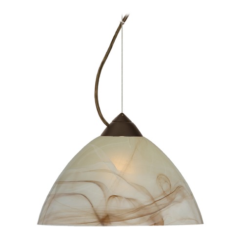 Besa Lighting Tessa Bronze LED Pendant Light