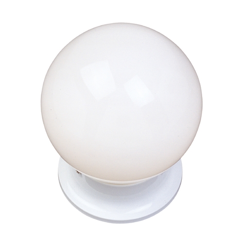 Mid-Century Modern Flush Mount White Essentials by Maxim Lighting