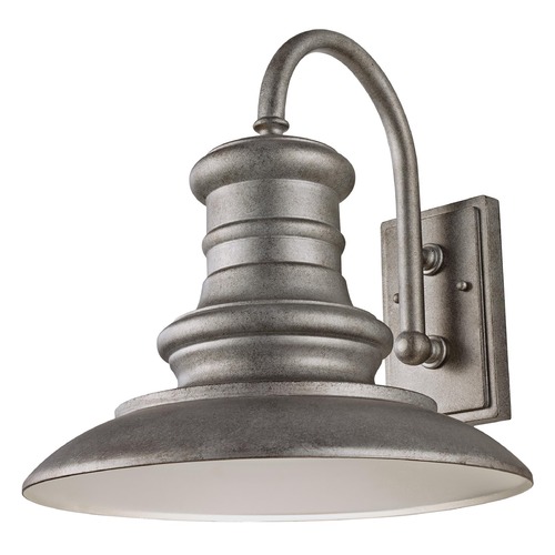 Generation Lighting Redding Station Tarnished Silver LED Barn Light by Generation Lighting OL9004TRD-L1