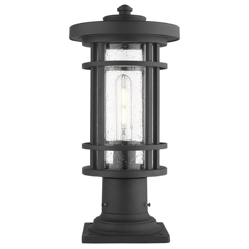 Jordan Black Post Light by Z-Lite