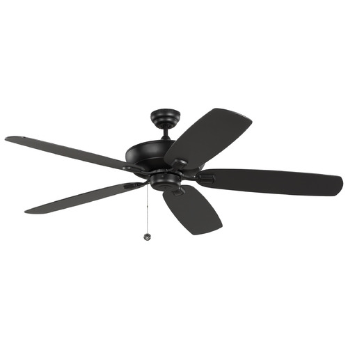 Colony Super Max 60-Inch Fan in Brushed Steel by Generation Lighting Fan Collection