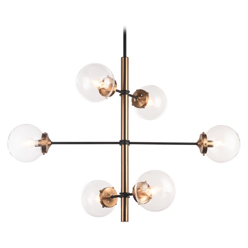 Matteo Lighting Enchant Aged Gold Pendant by Matteo Lighting C78106AGCL