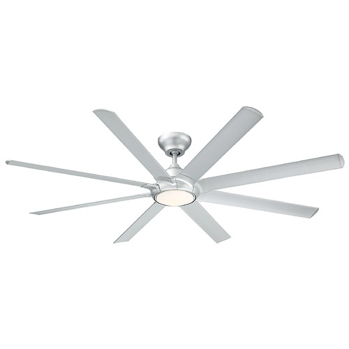 Modern Forms by WAC Lighting Hydra 80-Inch LED Outdoor Fan in Titanium Silver by Modern Forms FR-W1805-80L-35-TT