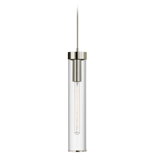 Visual Comfort Signature Collection Kelly Wearstler Liaison Pendant in Polished Nickel by Visual Comfort Signature KW5118PNCG