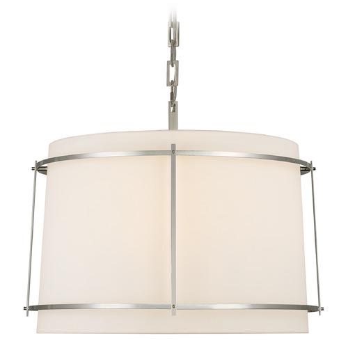 Visual Comfort Signature Collection Carrier & Company Callaway Hanging Shade in Nickel by Visual Comfort Signature S5687PNLFA