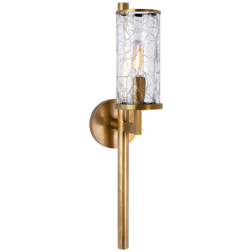 Visual Comfort Signature Collection Kelly Wearstler Liaison Single Sconce in Brass by Visual Comfort Signature KW2200ABCRG