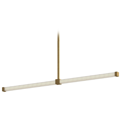 Blade Brushed Gold LED Linear Light by Kuzco Lighting