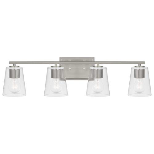 Progress Lighting Progress Lighting Vertex Brushed Nickel Bathroom Light P300460-009