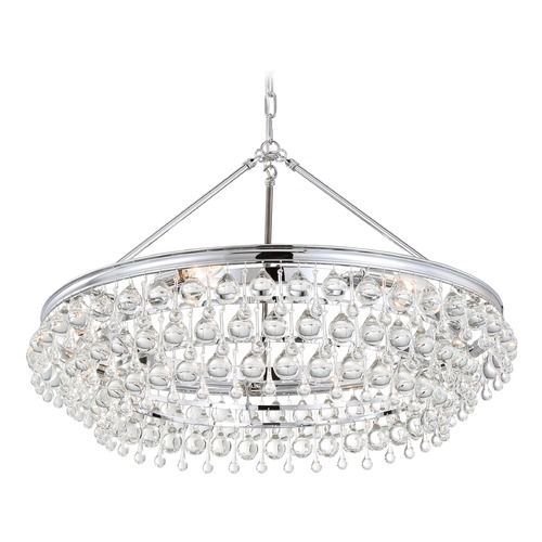 Crystorama Lighting Crystorama Lighting Calypso Polished Chrome Pendant Light 275-CH