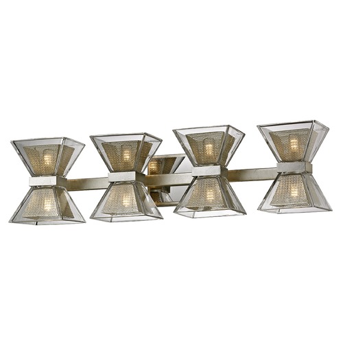 Troy Lighting Expression Silver Leaf LED Bathroom Light by Troy Lighting B5814