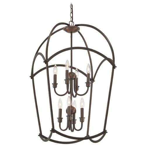 Jupiter's Canopy Harvard Court Bronze Plated Pendant by Minka Lavery