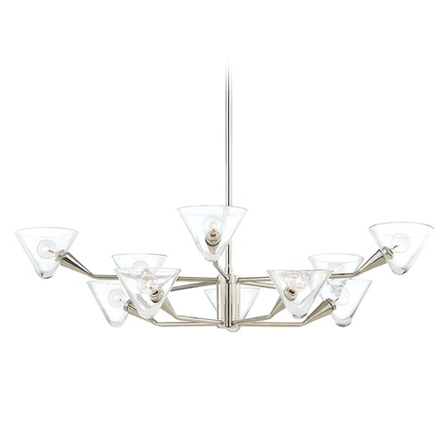 Mitzi by Hudson Valley Isabella Polished Nickel Chandelier by Mitzi by Hudson Valley H327810-PN