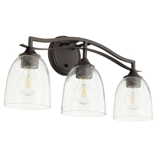 Jardin Oiled Bronze Bathroom Light by Quorum Lighting