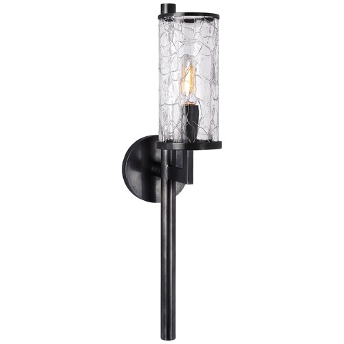 Visual Comfort Signature Collection Kelly Wearstler Liaison Single Sconce in Bronze by Visual Comfort Signature KW2200BZCRG