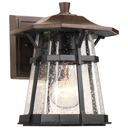 Progress Lighting 1-Light Black Landscape Deck Post Light