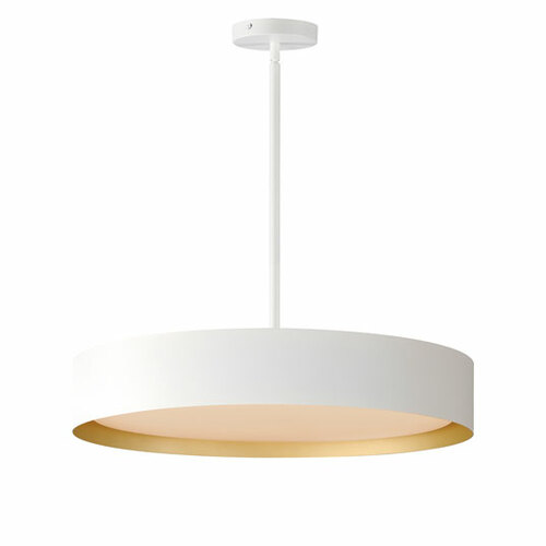 Echo 24-Inch 5CCT LED Pendant in White & Gold by ET2 Lighting