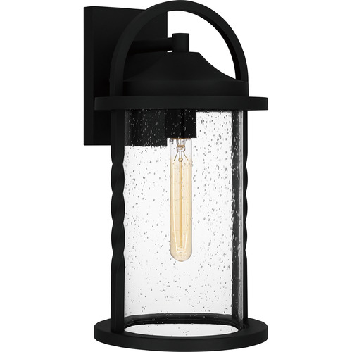 Quoizel Lighting Reece Earth Black Outdoor Wall Light by Quoizel Lighting RCE8409EK