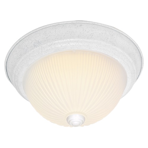 Nuvo Lighting Textured White Flush Mount by Nuvo Lighting SF76/133