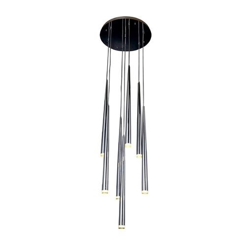 Highland Avenue 7-Light Chrome LED Multi-Light Pendant by Avenue Lighting