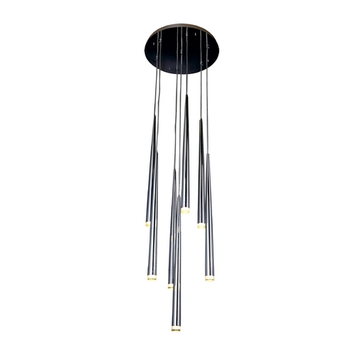 Avenue Lighting Highland Avenue 7-Light Chrome LED Multi-Light Pendant by Avenue Lighting HF2107-CH