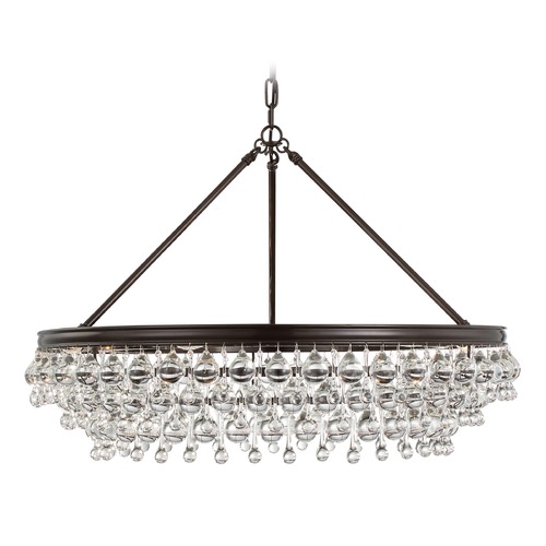 Crystorama Lighting Calypso Vibrant Bronze Pendant Light