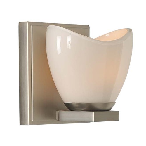 Kalco Lighting Vero Satin Nickel Sconce by Kalco Lighting 313031SN