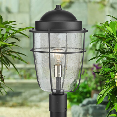 Holcombe Black Post Light by Progress Lighting