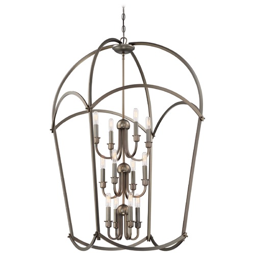 Jupiter's Canopy Harvard Court Bronze Plated Pendant by Minka Lavery