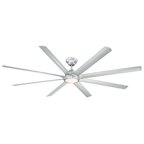 Hydra 96-Inch LED Outdoor Fan in Titanium Silver by Modern Forms