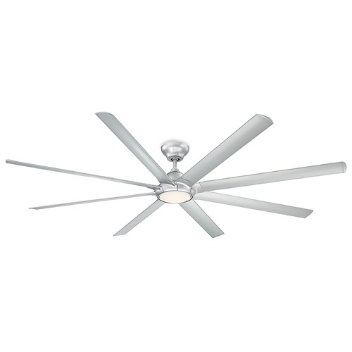 Modern Forms by WAC Lighting Hydra 96-Inch LED Outdoor Fan in Titanium Silver by Modern Forms FR-W1805-96L-35-TT