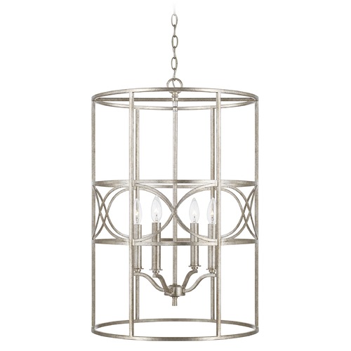 Transitional Silver Pendant Lights | Destination Lighting