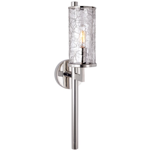 Visual Comfort Signature Collection Kelly Wearstler Liaison Single Sconce in Nickel by Visual Comfort Signature KW2200PNCRG
