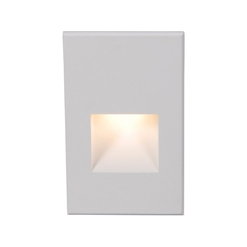 WAC Lighting WAC Lighting White LED Recessed Step Light with Amber LED WL-LED200-AM-WT