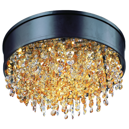 Maxim Lighting Mystic Bronze LED Flush Mount by Maxim Lighting 39650SHBZ