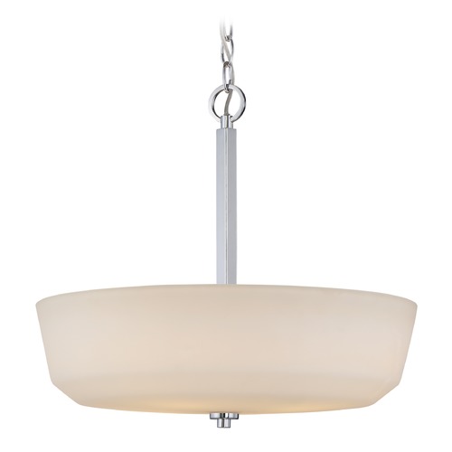 Willow Polished Nickel Pendant by Nuvo Lighting