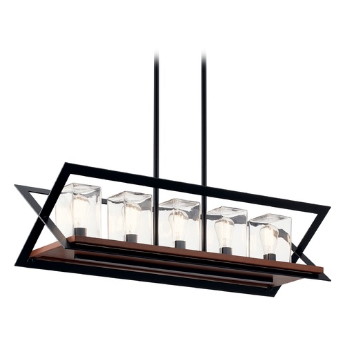 Kichler Lighting Morelle Black 5-Light Outdoor Chandelier by Kichler Lighting 49309BK