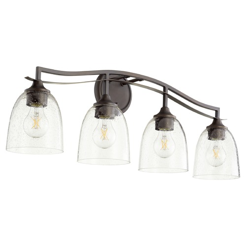 Jardin Oiled Bronze Bathroom Light by Quorum Lighting