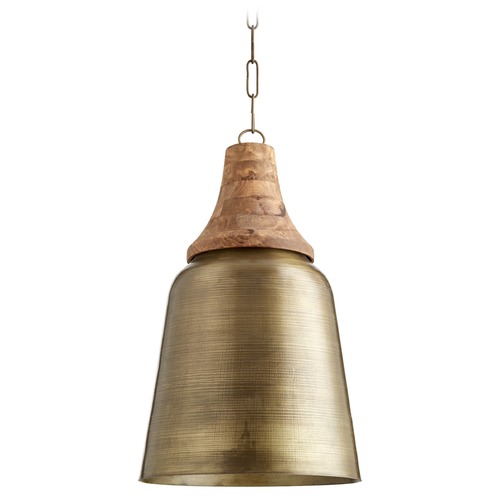 Artisan's Brass Pendant by Quorum Lighting