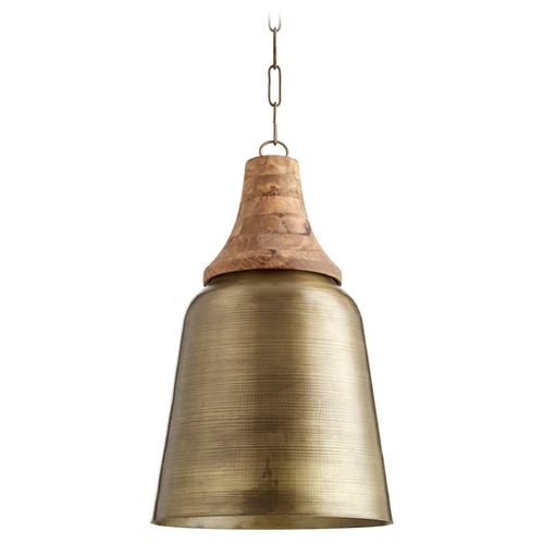 Quorum Lighting Artisan's Brass Pendant by Quorum Lighting 83-75