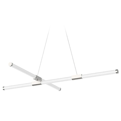 Kuzco Lighting Ryan Pauly Akari Brushed Nickel LED Chandelier