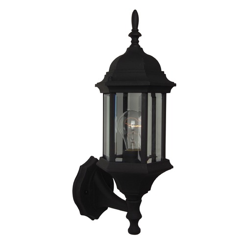 Craftmade Lighting Hex Style Matte Black Outdoor Wall Light by Craftmade Lighting Z290-05