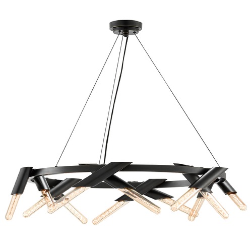 Currey and Company Lighting Luciole Chandelier in Oil Rubbed Bronze by Currey & Company 9000-0240