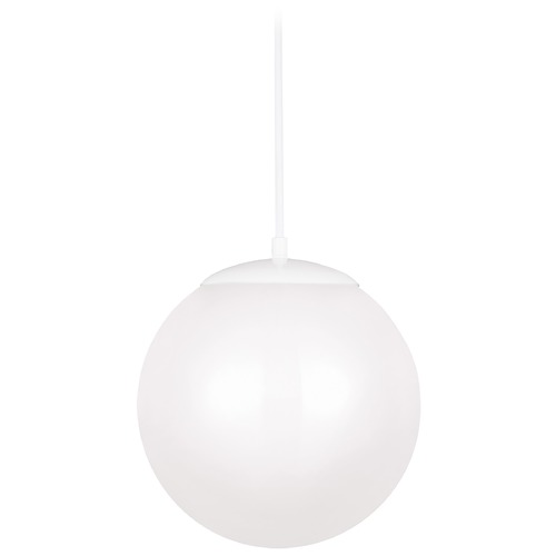 Leo Hanging Globe White LED Pendant by Visual Comfort Studio