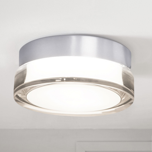 Pi 6.25-Inch LED Outdoor Flush Mount in Black 3500K by Modern Forms